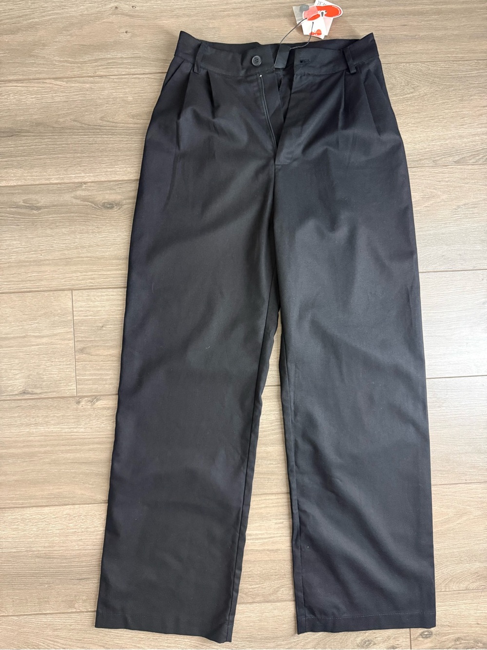 Cider Black Linen Trousers w/ Belt